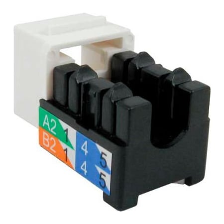 Chiptech, Inc Dba Vertical Cable Vertical Cable Cat 6 V-Max U-Style Keystone Jack - White 352-V2721/WH